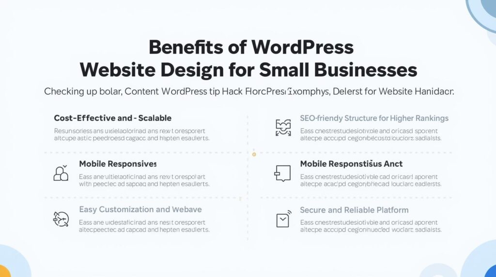 Benefits of WordPress Website Design for Small Businesses