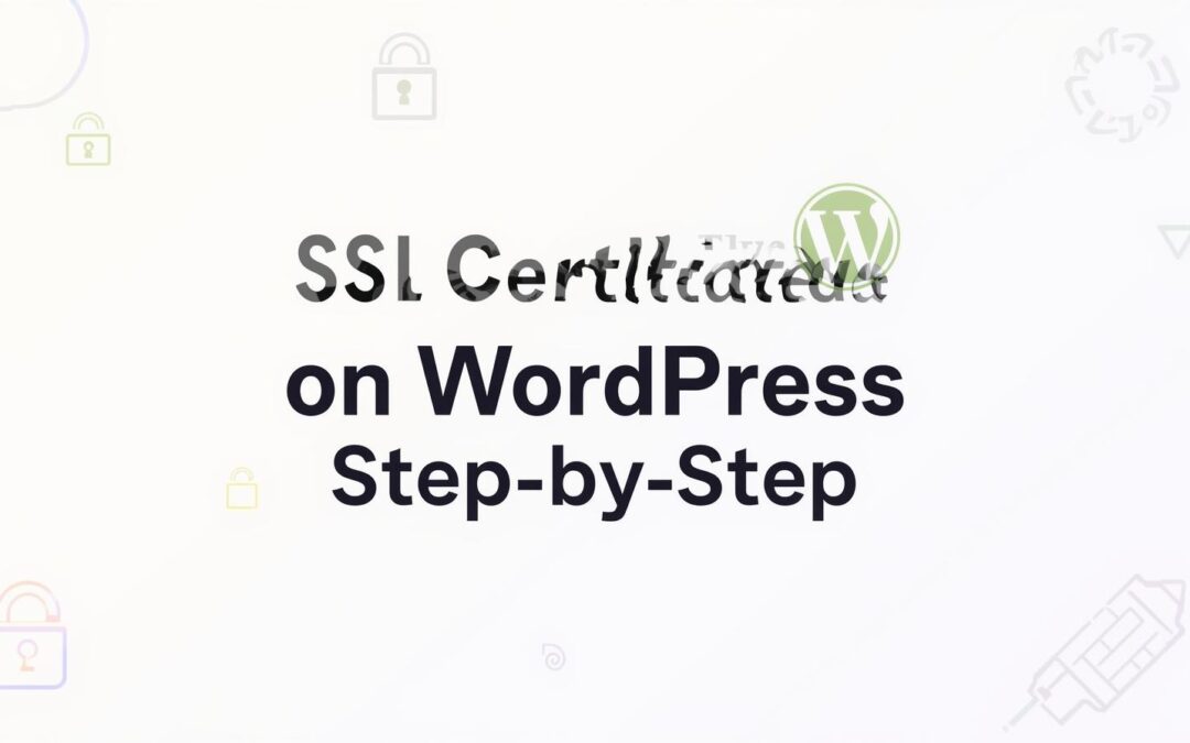 SSL Certificate Installation on WordPress
